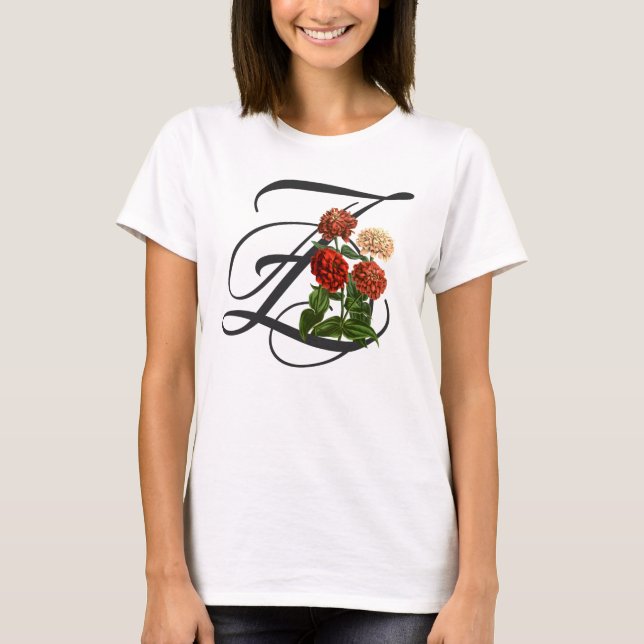 Initial Z, Zinnia T-Shirt (Front)