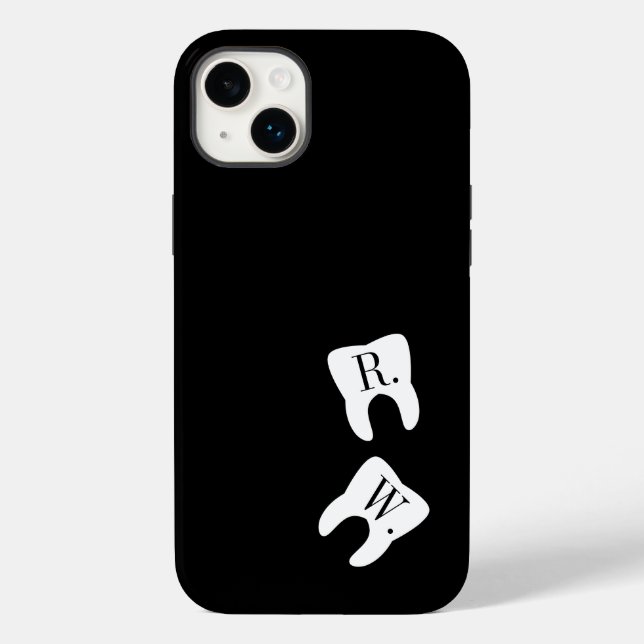 Initialed Teeth Dentistry Symbol Custom Case-Mate iPhone Case (Back)