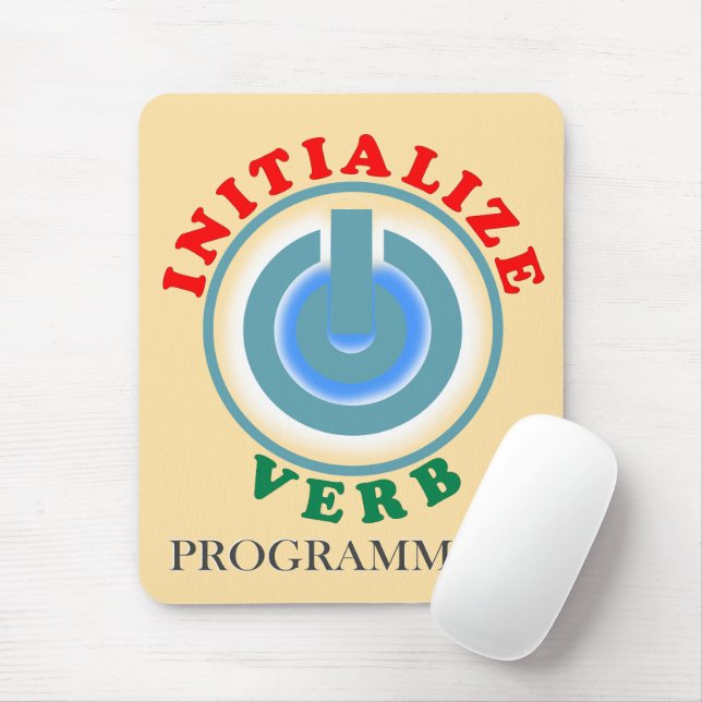 Initialize Verb in Cobol Programming Mouse Pad (With Mouse)