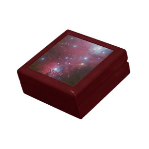 Initialled Christmas Tree Cluster - NGC 2264 Keepsake Box