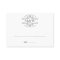 Initials black scroll wedding escort seating place