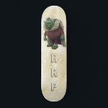 *~* Initials Damask Royal Troll AP89 Skateboard<br><div class="desc">(Search code AP89 for Troll items and AP88 for medieval theme items ) Easily Transfer to other Zazzle Products. BLACK background Skateboard. The bright and oh so happy NEON Rainbow colors just pop the TROLL images and LETTERS. Customize / Personalize your INITIALS / MONOGRAM and play with the font and...</div>