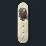 *~* Initials Damask Royal Troll AP89 Skateboard<br><div class="desc">(Search code AP89 for Troll items and AP88 for medieval theme items ) Easily Transfer to other Zazzle Products. BLACK background Skateboard. The bright and oh so happy NEON Rainbow colors just pop the TROLL images and LETTERS. Customize / Personalize your INITIALS / MONOGRAM and play with the font and...</div>