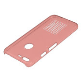 Initials Monogram | Coral Uncommon Google Pixel XL Case (Top)
