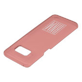 Initials Monogram | Coral Uncommon Samsung Galaxy Case (Top)