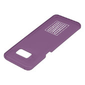 Initials Monogram | Deep Purple Uncommon Samsung Galaxy Case (Top)