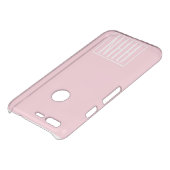Initials Monogram | Light Pink Uncommon Google Pixel Case (Top)