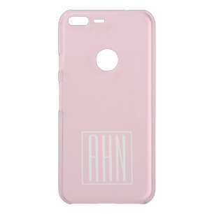 Initials Monogram   Light Pink Uncommon Google Pixel XL Case