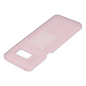 Initials Monogram | Light Pink Uncommon Samsung Galaxy Case (Top)