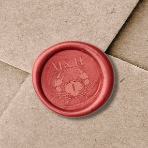 Initials Nautical Wedding Wax Seal Stamp