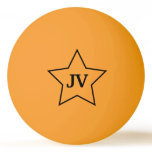 Initials Star Ping Pong Ball Initials Star Ping Pong Ball