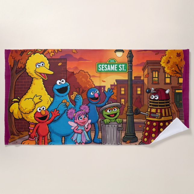 INITIATING NEIGHBORHOOD SCAN BEACH TOWEL (Front)