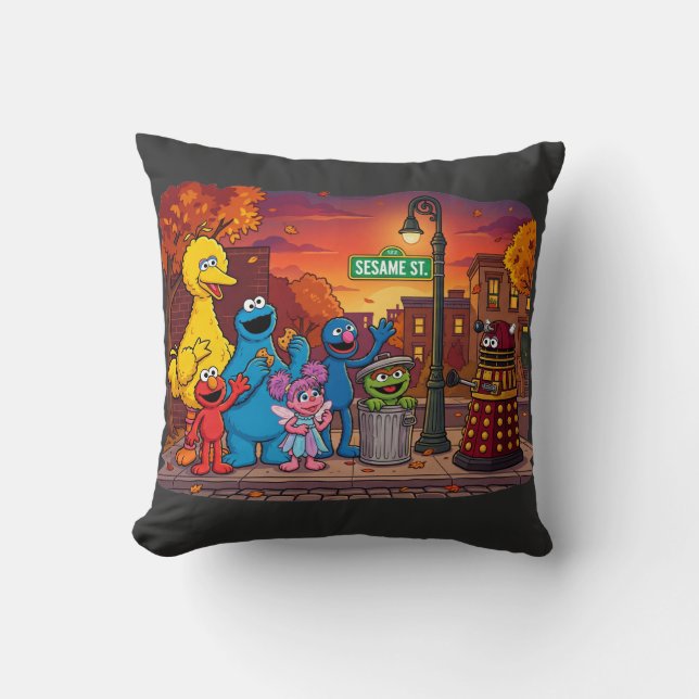 INITIATING NEIGHBORHOOD SCAN THROW PILLOW (Front)