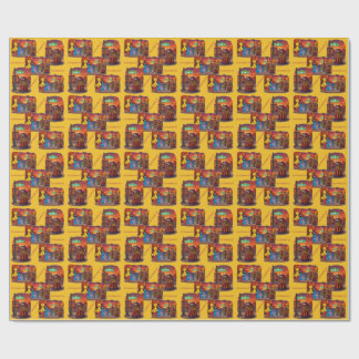 INITIATING NEIGHBORHOOD SCAN WRAPPING PAPER
