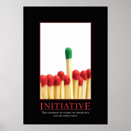 Initiative Motivational Parody Poster