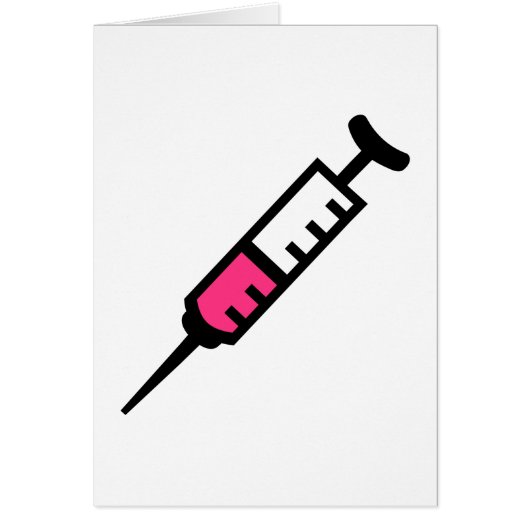 Injection syringe cards (Front)