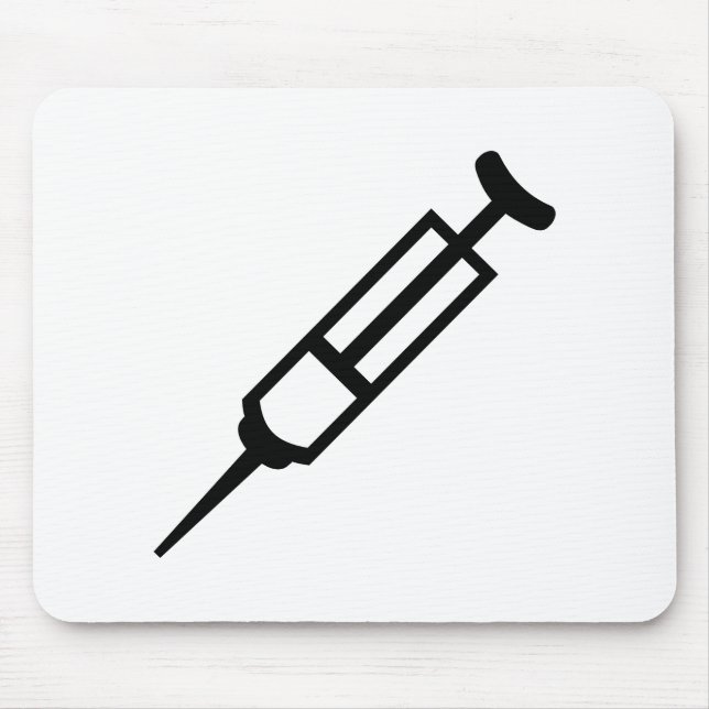 Injection syringe mouse pad (Front)