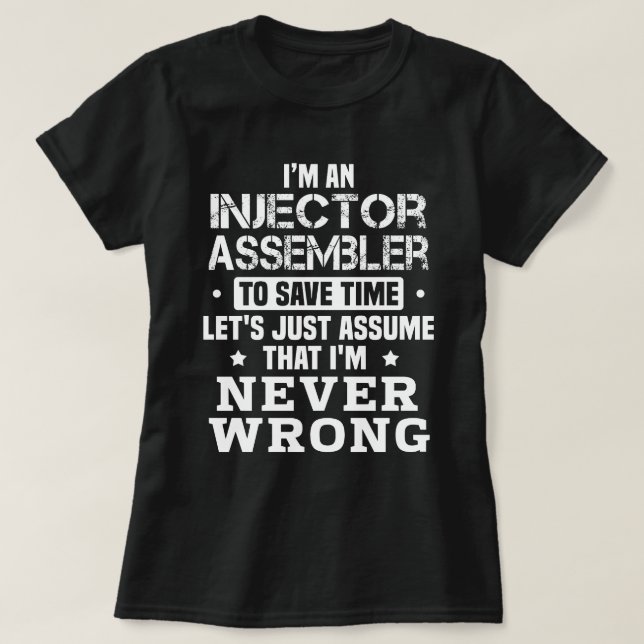 Injector Assembler T-Shirt (Design Front)