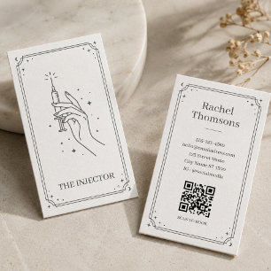 Injector Black Celestial Tarot Booking Business Card