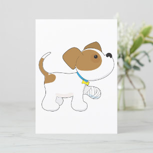 Injured Puppy Dog Invitation