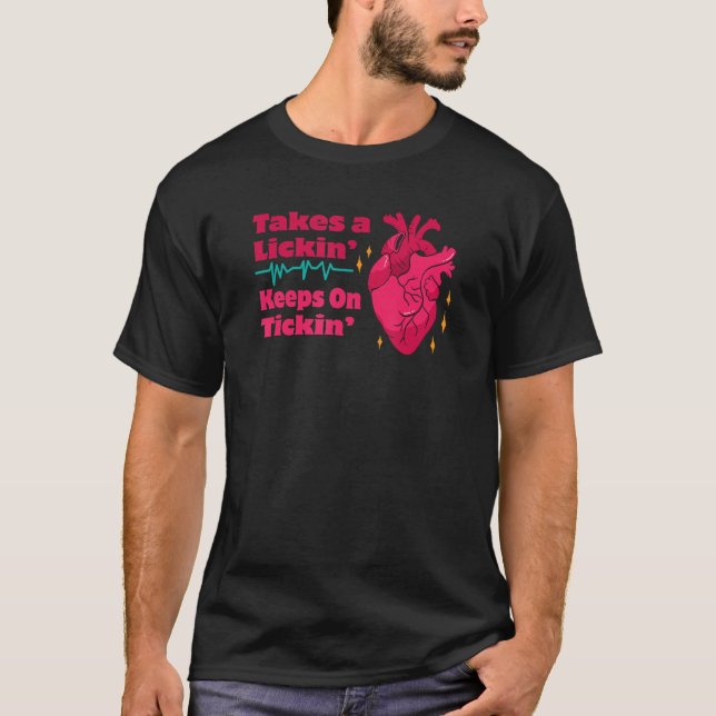 Injury Surgery Patient Survivor Post Heart Bypass  T-Shirt (Front)
