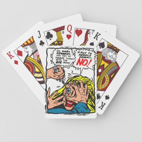 Injury to the Eye Motif Playing Cards