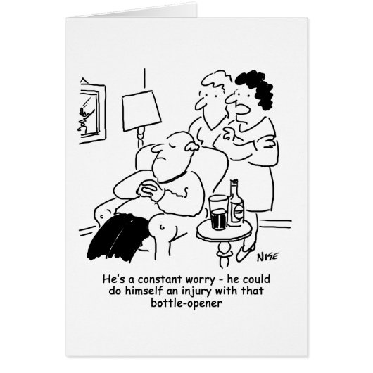 Injury with a bottle-opener cards (Front)