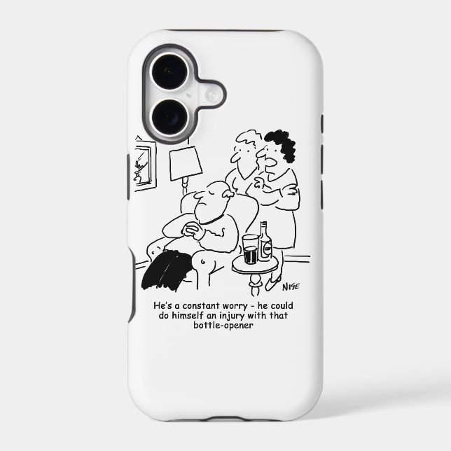 Injury with a bottle-opener iphone case (Back)