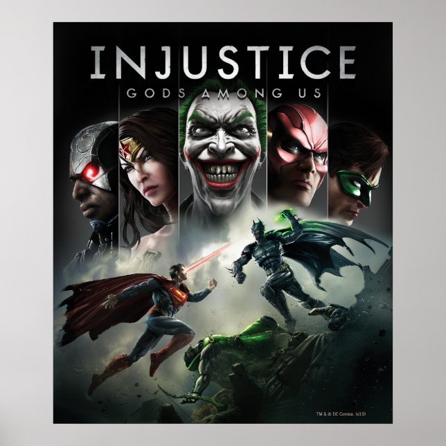 Injustice: Gods Among Us Poster (Front)