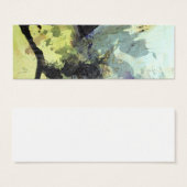 ink and paper collage bookmark (Front & Back)