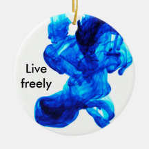 Ink and Quill Christmas Ornament