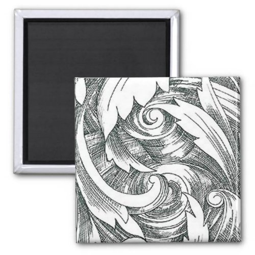 Ink Art Swirl Magnet