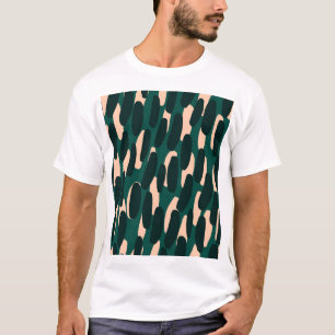 Ink blobs, hand-drawn, bright seamless. T-Shirt