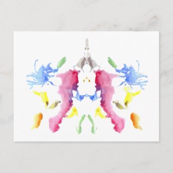 Ink Blot Card #10 by CMYK_Designs at Zazzle