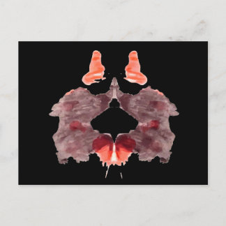 Ink Blot Card #2 - black background