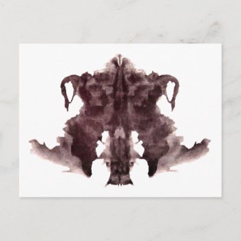 Ink Blot Card #4 by CMYK_Designs at Zazzle