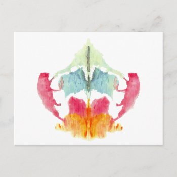 Ink Blot Card #8 by CMYK_Designs at Zazzle
