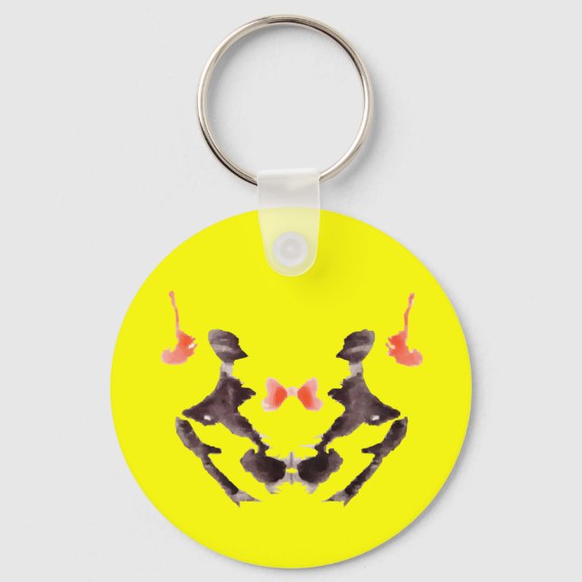 Ink Blot Keychain #3 (Front)