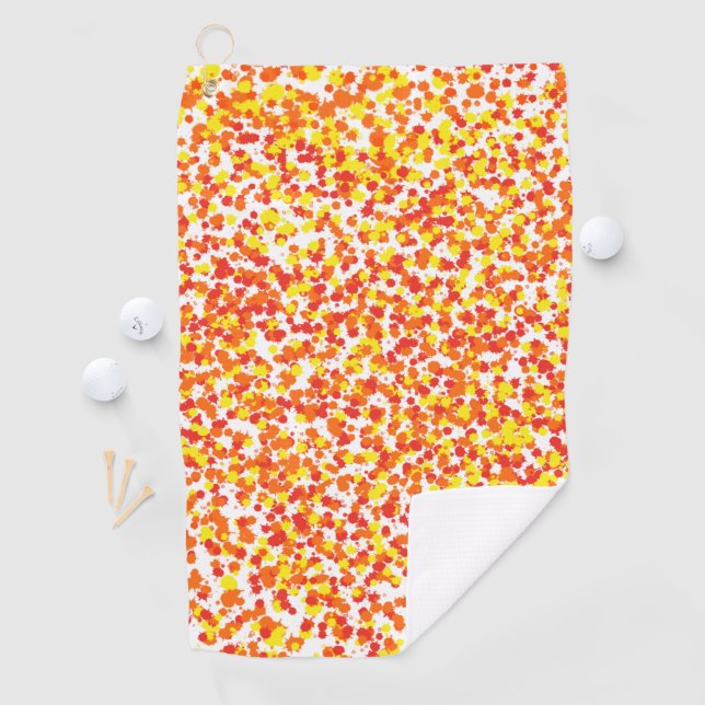 Ink Blotted Background by Shirley Taylor Golf Towel (InSitu)
