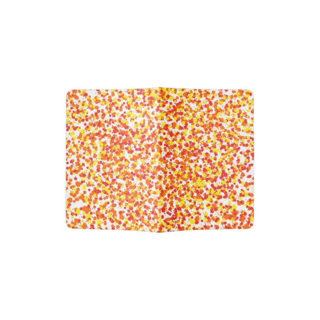 Ink Blotted Background by Shirley Taylor Passport Holder (Opened)