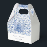 Ink Blue Classy Ornate Watercolor Peacock Wedding Favor Boxes<br><div class="desc">Blue Classy Ornate Watercolor Peacock Collection- it's an elegant watercolor Illustration of blue watercolor floral peacock, with a modern minimal touch. Perfect for your modern classy wedding & parties. It’s very easy to customize, with your personal details. If you need any other matching product or customization, kindly message via Zazzle....</div>