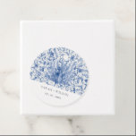 Ink Blue Classy Ornate Watercolor Peacock Wedding Favor Tags<br><div class="desc">Blue Classy Ornate Watercolor Peacock Collection- it's an elegant watercolor Illustration of blue watercolor floral peacock, with a modern minimal touch. Perfect for your modern classy wedding & parties. It’s very easy to customize, with your personal details. If you need any other matching product or customization, kindly message via Zazzle....</div>