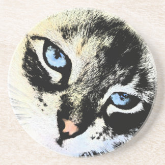 Ink Cat Coaster