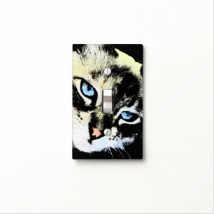 Ink Cat Light Switch Cover