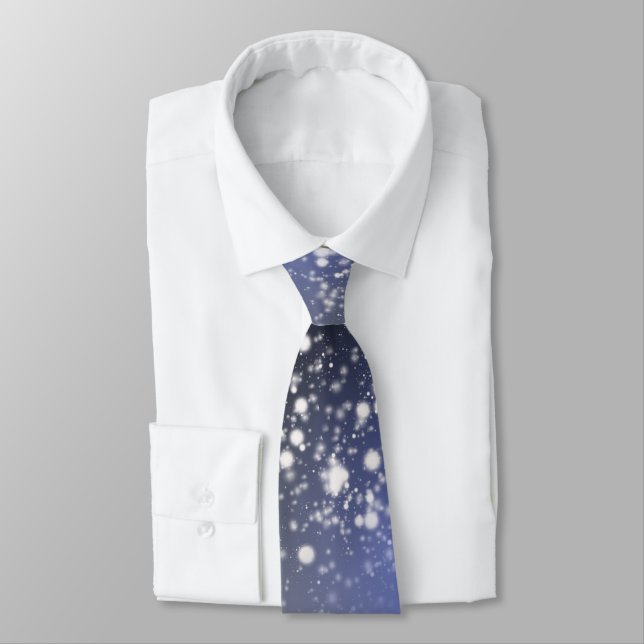 Ink Color Neck Tie (Tied)