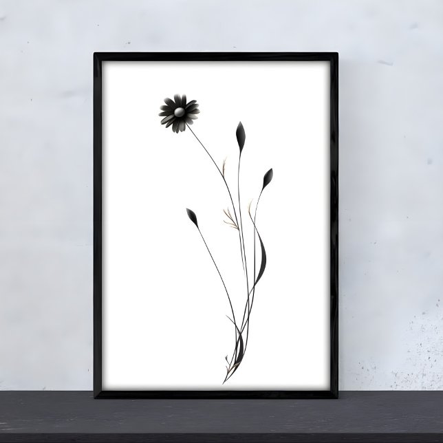 Ink Daisy Art - Captivating Floral Designs Poster (Creator Uploaded)