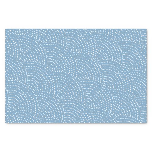 Ink dot scales _ blue gray E on white Tissue Paper