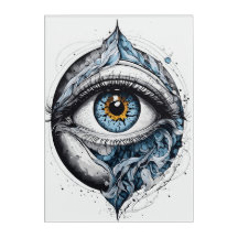 Ink Eye Art Illustration