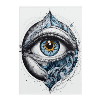 Ink Eye Art Illustration