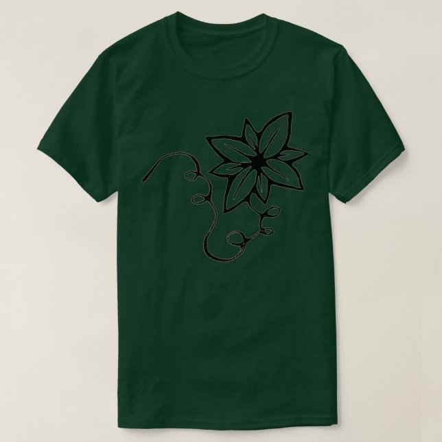 Ink Flower T-Shirt (Design Front)